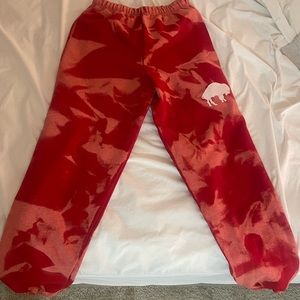 Buffalo Bills bleached joggers